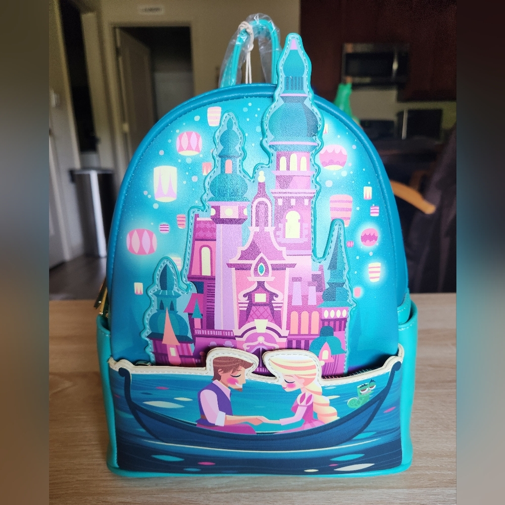 Loungefly Tangled Glow In The Dark Mini Backpack